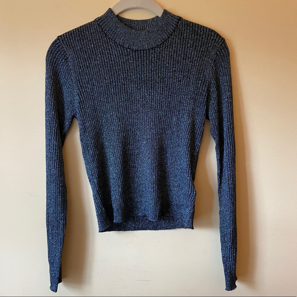 H&M Divided Cropped Sparkle Sweater